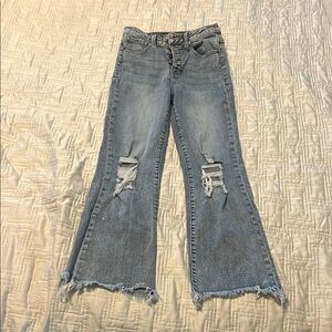 Distressed Light Blue Women's Jeans